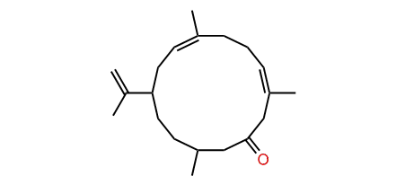 4,8,12-Trimethyl-1-(1-methylethenyl)-3,7-cyclotetradecadien-10-one